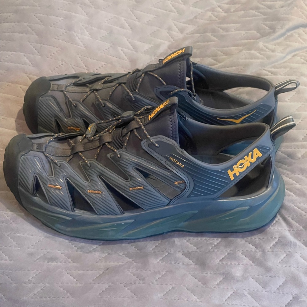 Hoka one one Hopara trail shoes mens size 14 pre-owned condition - Picture 2 of 11